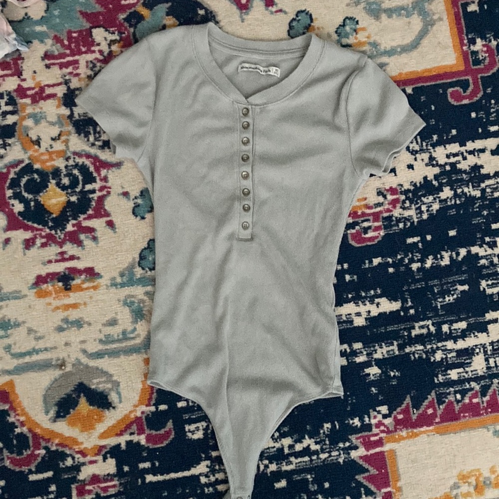 Abercrombie & Fitch Xs Green Bodysuit.